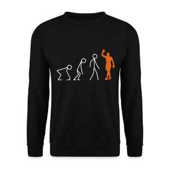 Je Peux Pas J'ai Boxe - Évolution Boxeur Cadeau - Sweat-shirt Unisexe - noir - Devant - Alina (178cm) & Michal (187cm)