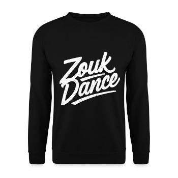 Zouk-Tanz-Geschenk - Unisex Pullover - Schwarz - Vorne - Alina (178cm) & Michal (187cm)