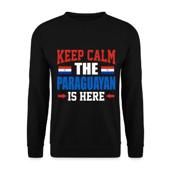 Paraguay - Unisex Pullover - Schwarz - Vorne - Alina (178cm) & Michal (187cm)