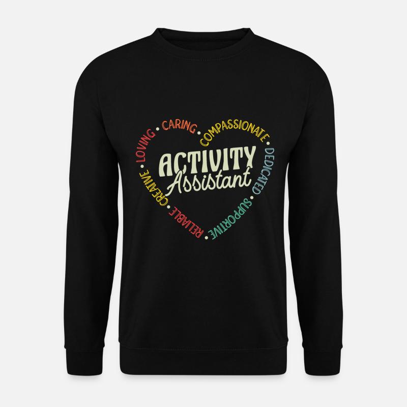 Awesome Activity Assistant - Unisex Pullover - Schwarz