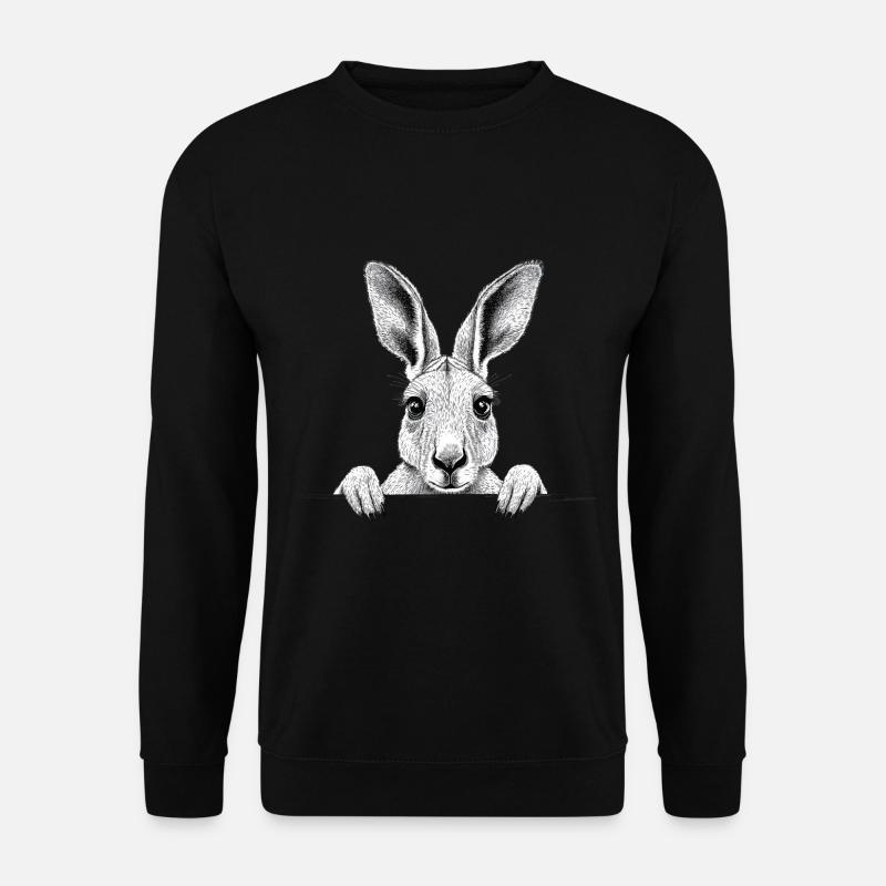 Känguru - Unisex Pullover - Schwarz