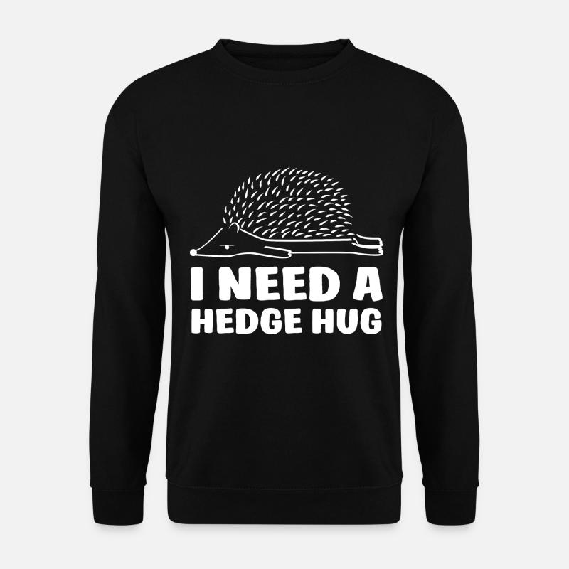 hedgehog - Unisex Sweatshirt - black
