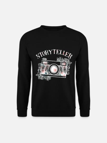 Photography Camera Lens - Unisex Pullover - Schwarz