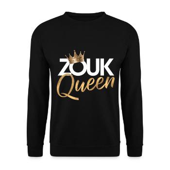 Zouk-Tanz-Geschenk - Unisex Pullover - Schwarz - Vorne - Alina (178cm) & Michal (187cm)