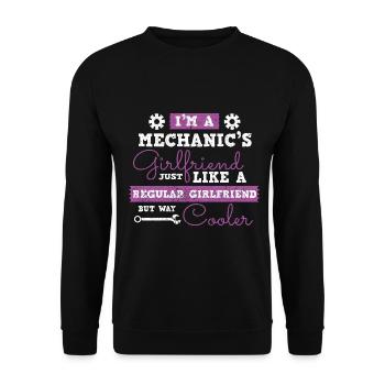 Mécanicien Voiture Tournevis Mécatronique Technicien Voiture - Sweat-shirt Unisexe - noir - Devant - Alina (178cm) & Michal (187cm)