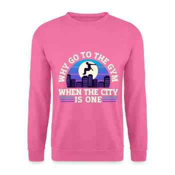 Parkour Freerunning Traceur - Unisex Pullover - Pink - Vorne