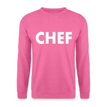 Chef - Sweat-shirt Unisexe - rose - Devant