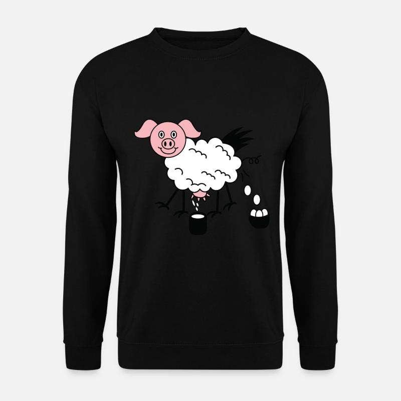 Eierlegende Wollmilchsau - Unisex Pullover - Schwarz