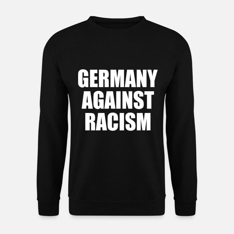 Germany against racism - Unisex Pullover - Schwarz