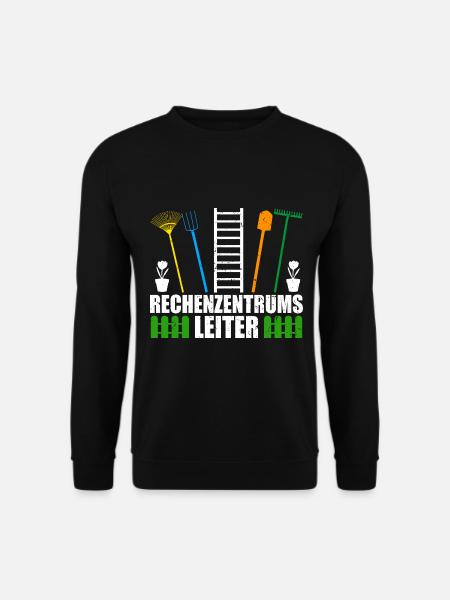 Rechenzentrumsleiter Rechen & Leiter Garten - Unisex Pullover - Schwarz