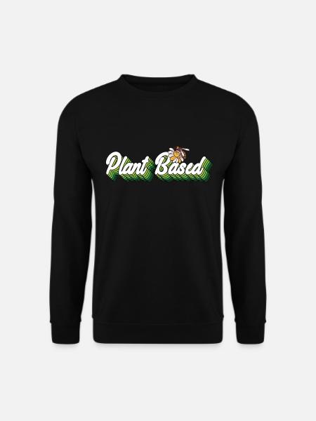 Plant Based Honey Bee - Unisex Sweatshirt - black