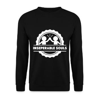 Best Friends Best Buds Best Friend - Unisex Sweatshirt - black - Front - Alina (178cm) & Michal (187cm)