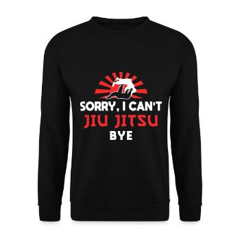 Brazilian Jiu Jitsu MMA Bjj Hugger - Unisex Pullover - Schwarz - Vorne - Alina (178cm) & Michal (187cm)