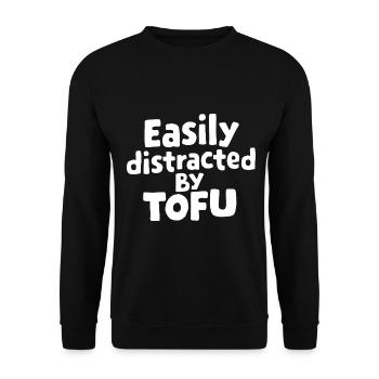 Tofu Lustiges - Unisex Pullover - Schwarz - Vorne - Alina (178cm) & Michal (187cm)