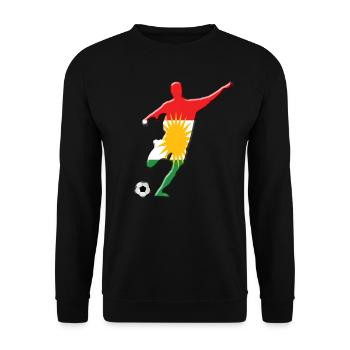 Kurdistan - Sweat-shirt Unisexe - noir - Devant - Alina (178cm) & Michal (187cm)
