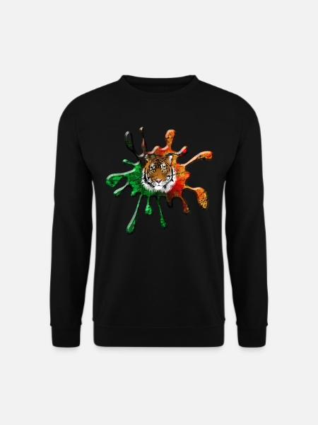 Tiger - Unisex Pullover - Schwarz