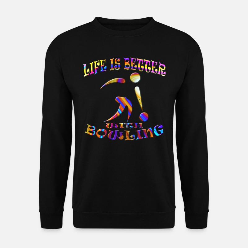 Bowling - Unisex Pullover - Schwarz