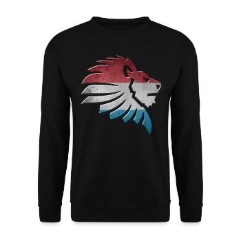 Luxembourg - Unisex Sweatshirt - black - Front - Alina (178cm) & Michal (187cm)