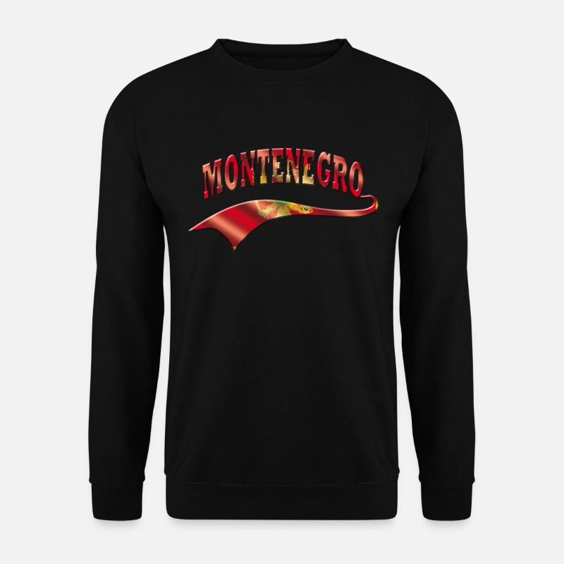 Montenegro - Unisex Pullover - Schwarz