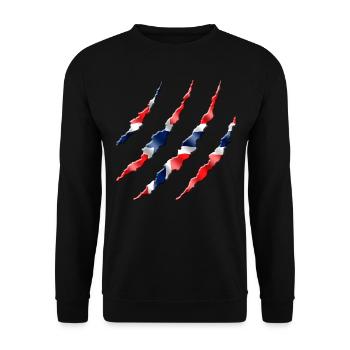 Norvège - Sweat-shirt Unisexe - noir - Devant - Alina (178cm) & Michal (187cm)