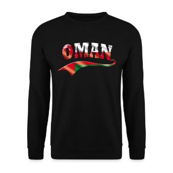Oman - Unisex Sweatshirt - black - Front - Alina (178cm) & Michal (187cm)