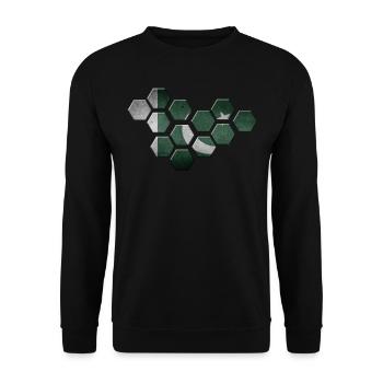 Pakistan - Unisex Sweatshirt - black - Front - Alina (178cm) & Michal (187cm)