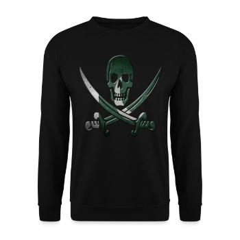 Pakistan - Unisex Sweatshirt - black - Front - Alina (178cm) & Michal (187cm)