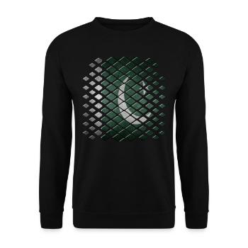 Pakistan - Unisex Sweatshirt - black - Front - Alina (178cm) & Michal (187cm)