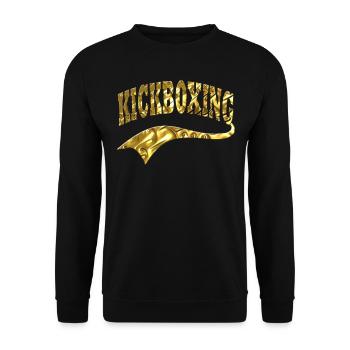 Kickboxen - Unisex Pullover - Schwarz - Vorne - Alina (178cm) & Michal (187cm)