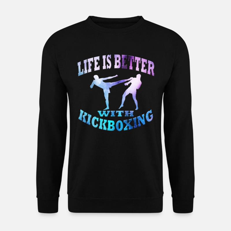 Kickboxen - Unisex Pullover - Schwarz
