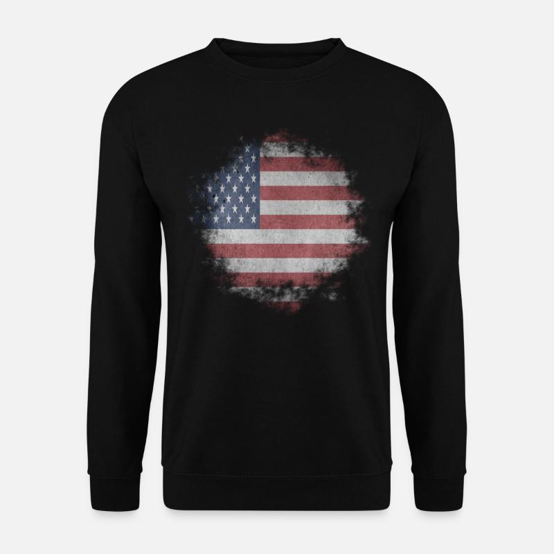 Amerika - Unisex Pullover - Schwarz