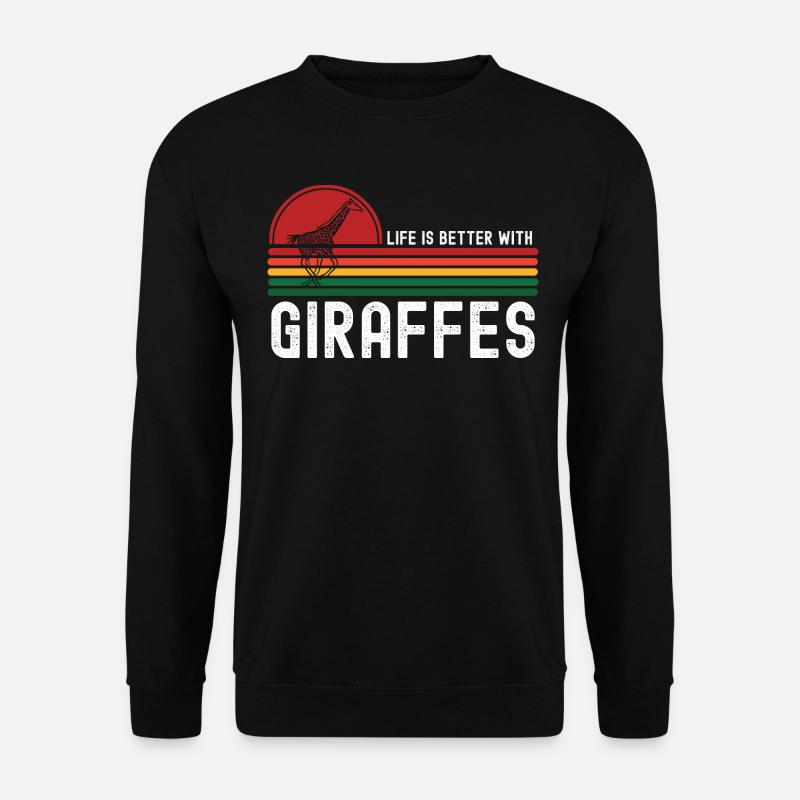 Girafe - Sweat-shirt Unisexe - noir