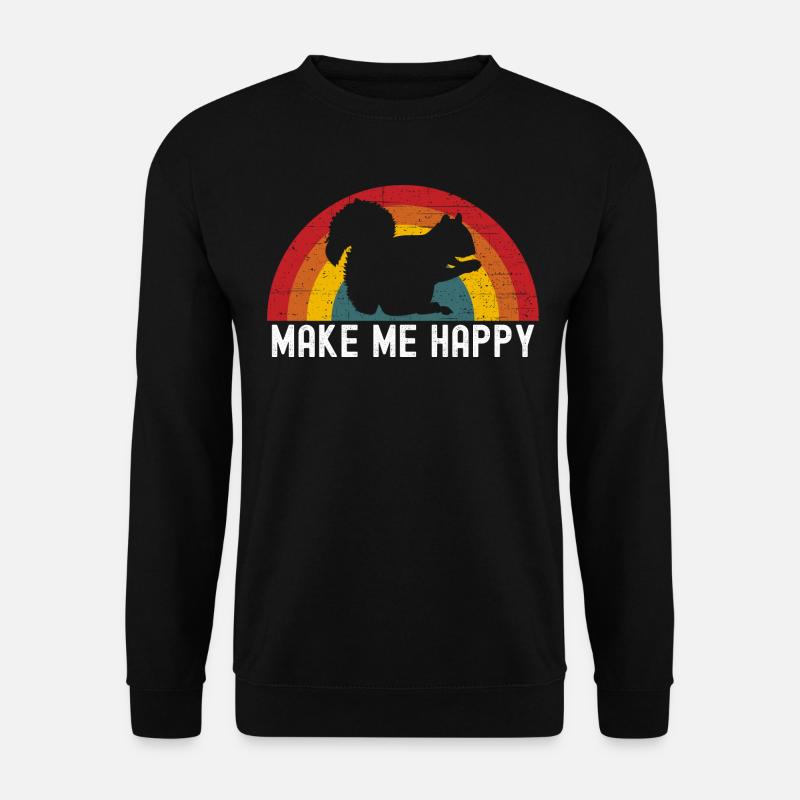 squirrel - Unisex Sweatshirt - black