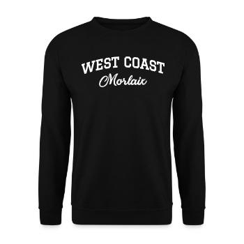 WEST COAST Morlaix - Unisex Sweatshirt - black - Front - Alina (178cm) & Michal (187cm)