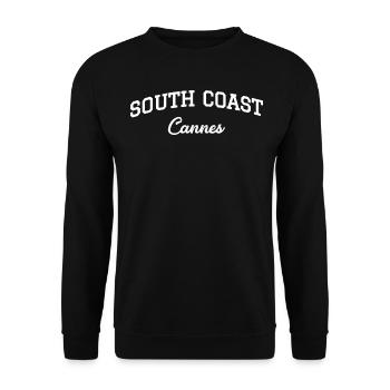 SOUTH COAST Cannes - Unisex Sweatshirt - black - Front - Alina (178cm) & Michal (187cm)