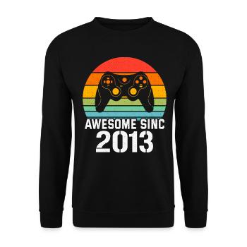 Cadeau Anniversaire 2013 Pour Tous les Gamers 2013 - Sweat-shirt Unisexe - noir - Devant - Alina (178cm) & Michal (187cm)