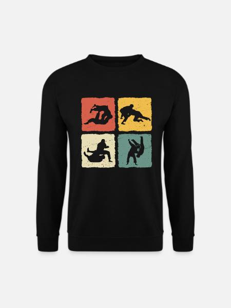 Jiu-Jitsu Retro Jiu Jitsu - Unisex Sweatshirt - black