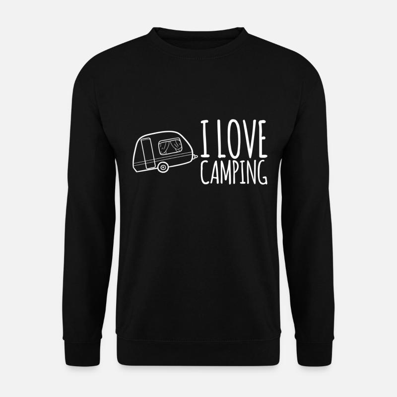 I Love Camping - Unisex Sweatshirt - black