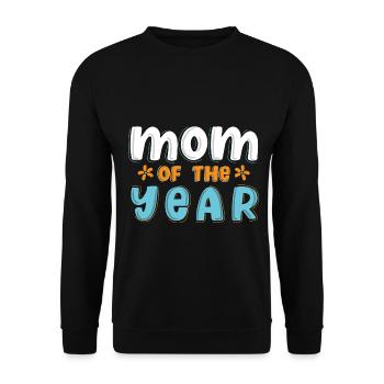 Mother's Day Mother Mom Mom - Unisex Sweatshirt - black - Front - Alina (178cm) & Michal (187cm)