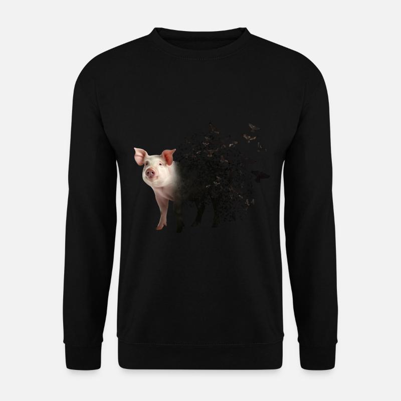 Schwein - Unisex Pullover - Schwarz