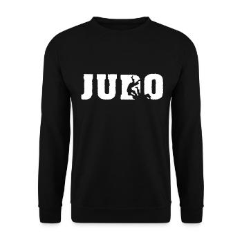 Judo - Unisex Pullover - Schwarz - Vorne - Alina (178cm) & Michal (187cm)