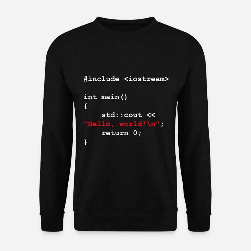 Programmer Coder Software Developer - Unisex Sweatshirt - black