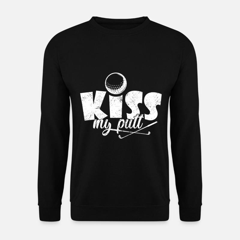 Golf Golfer Golfspieler Golfen Golfplatz - Unisex Pullover - Schwarz
