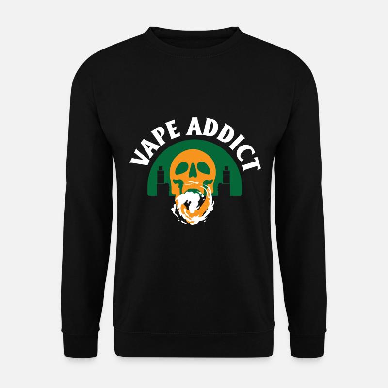 E-Cigarette E-Shisha Vapor Liquid - Unisex Sweatshirt - black