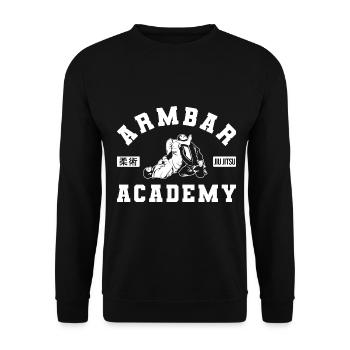 Brazilian Jiu Jitsu MMA Bjj Hugger - Unisex Pullover - Schwarz - Vorne - Alina (178cm) & Michal (187cm)