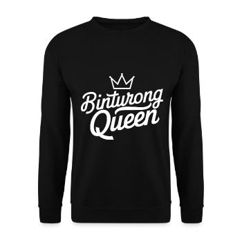 Binturong Bearcat Gift - Unisex Sweatshirt - black - Front - Alina (178cm) & Michal (187cm)