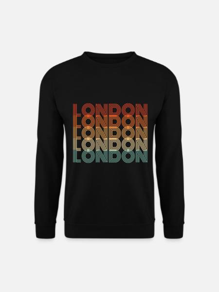 London - Unisex Pullover - Schwarz