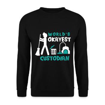 Gardien Gardien Facility Management - Sweat-shirt Unisexe - noir - Devant - Alina (178cm) & Michal (187cm)