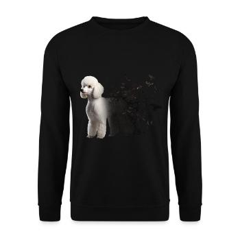 Pudel - Unisex Pullover - Schwarz - Vorne - Alina (178cm) & Michal (187cm)