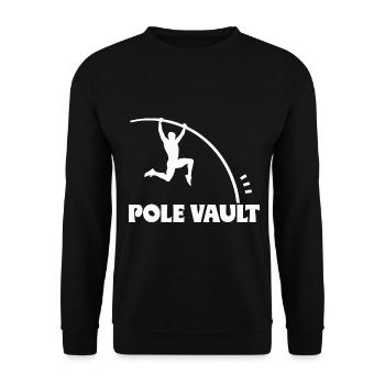 Stabhochspringer-Geschenk - Unisex Pullover - Schwarz - Vorne - Alina (178cm) & Michal (187cm)
